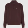 Sweatshirt mit Viertelreißverschluss Sweatshirt mit Viertelreißverschluss