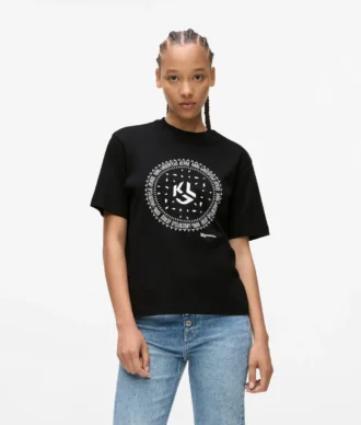 T-Shirt mit Bandana-Logo