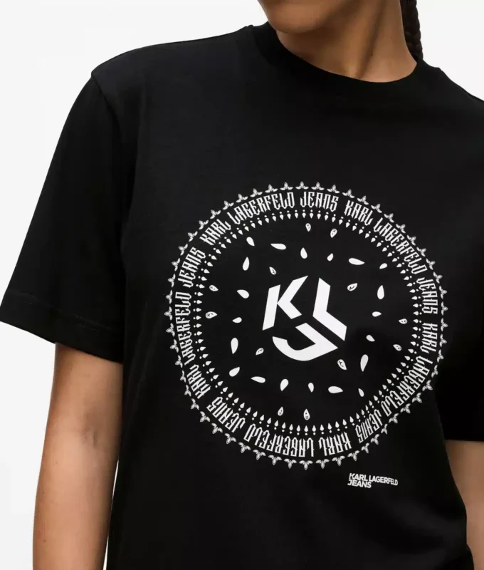 T-Shirt mit Bandana-Logo T-Shirt mit Bandana-Logo