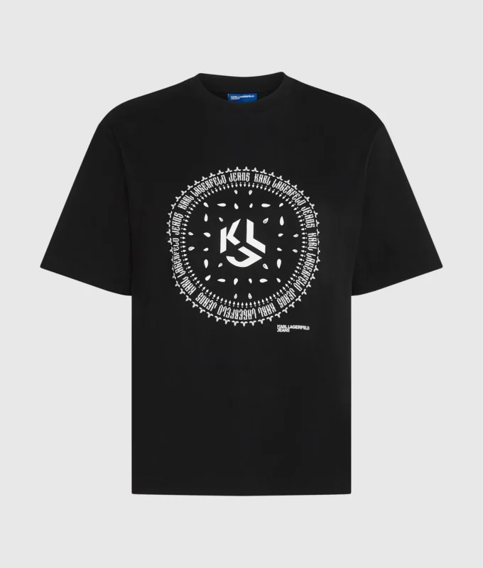 T-Shirt mit Bandana-Logo T-Shirt mit Bandana-Logo