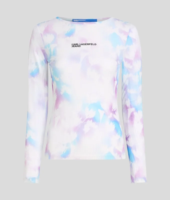T-SHIRT MIT BLUMENMUSTER T-SHIRT MIT BLUMENMUSTER