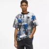 T-Shirt mit durchgehendem Farbeffekt