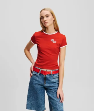 T-SHIRT MIT FLÜGELÄRMELN