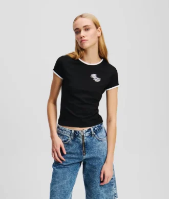 T-SHIRT MIT FLÜGELÄRMELN