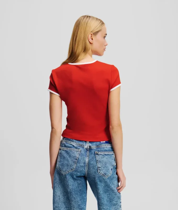T-SHIRT MIT FLÜGELÄRMELN