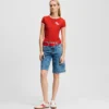 T-SHIRT MIT FLÜGELÄRMELN