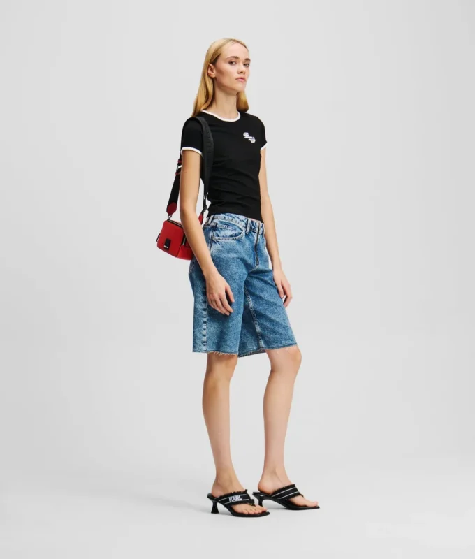 T-SHIRT MIT FLÜGELÄRMELN