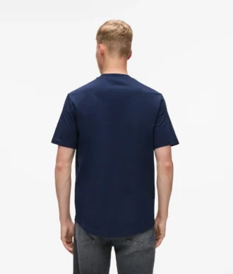 T-Shirt mit geprägtem Monogramm