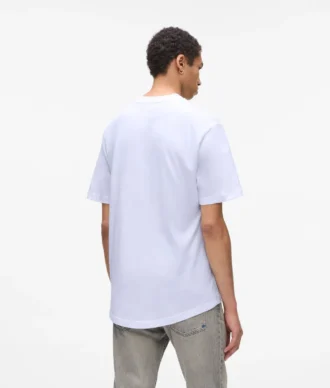 T-Shirt mit geprägtem Monogramm
