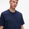 T-Shirt mit geprägtem Monogramm T-Shirt mit geprägtem Monogramm
