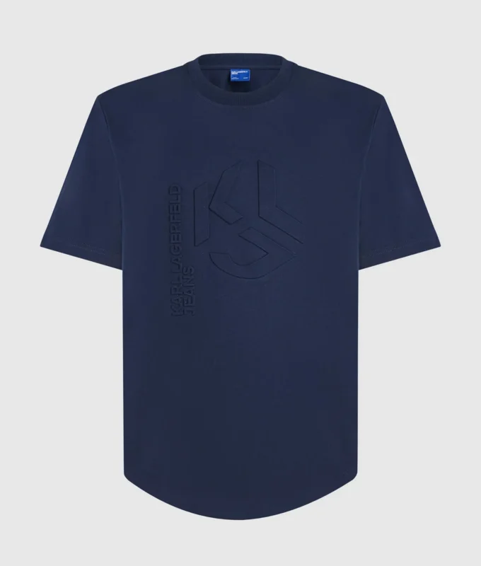 T-Shirt mit geprägtem Monogramm T-Shirt mit geprägtem Monogramm