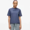 T-Shirt mit gewaschenem Logo T-Shirt mit gewaschenem Logo
