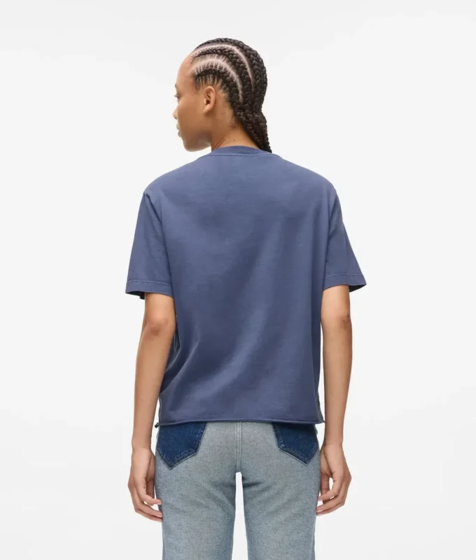 T-Shirt mit gewaschenem Logo T-Shirt mit gewaschenem Logo