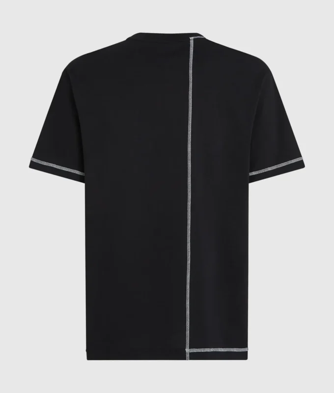 T-Shirt mit Kontrastnähten