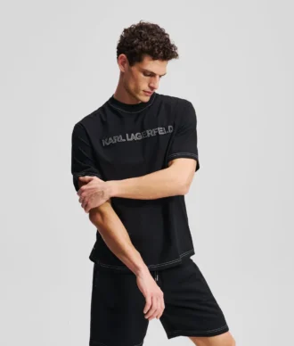T-SHIRT MIT KONTRASTSTICH