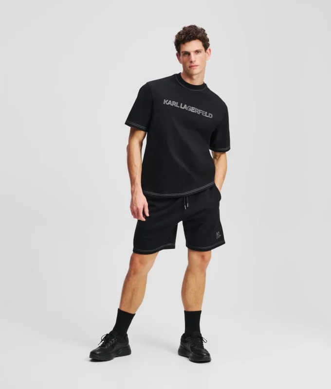T-SHIRT MIT KONTRASTSTICH