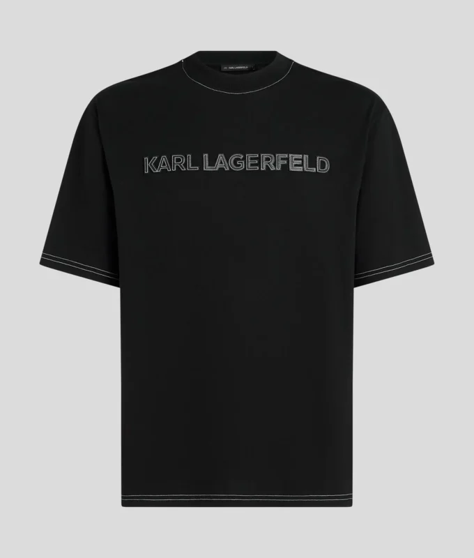 T-SHIRT MIT KONTRASTSTICH