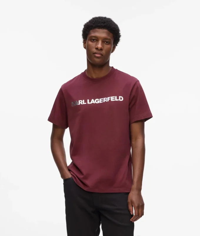 T-Shirt mit Metallic-Logo T-Shirt mit Metallic-Logo