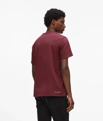T-Shirt mit Metallic-Logo