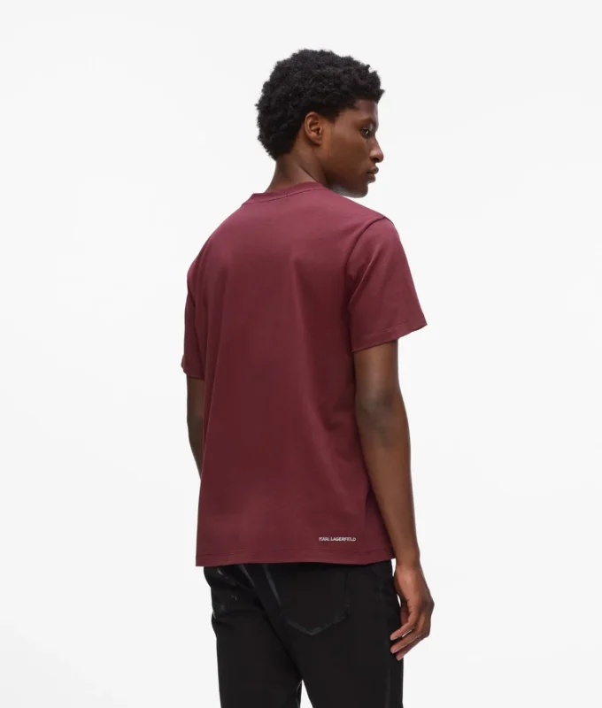 T-Shirt mit Metallic-Logo T-Shirt mit Metallic-Logo