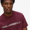 T-Shirt mit Metallic-Logo T-Shirt mit Metallic-Logo