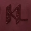 T-Shirt mit Pailletten-Monogramm