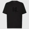 T-Shirt mit Pailletten-Monogramm