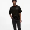 T-Shirt mit Strass-Monogramm T-Shirt mit Strass-Monogramm