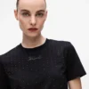 T-Shirt mit Strasssteinen T-Shirt mit Strasssteinen
