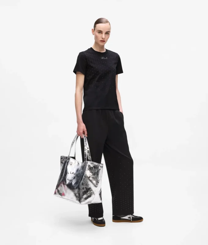 T-Shirt mit Strasssteinen T-Shirt mit Strasssteinen