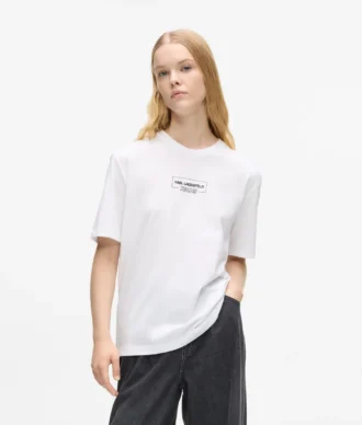 T-Shirt mit Umrisslogo