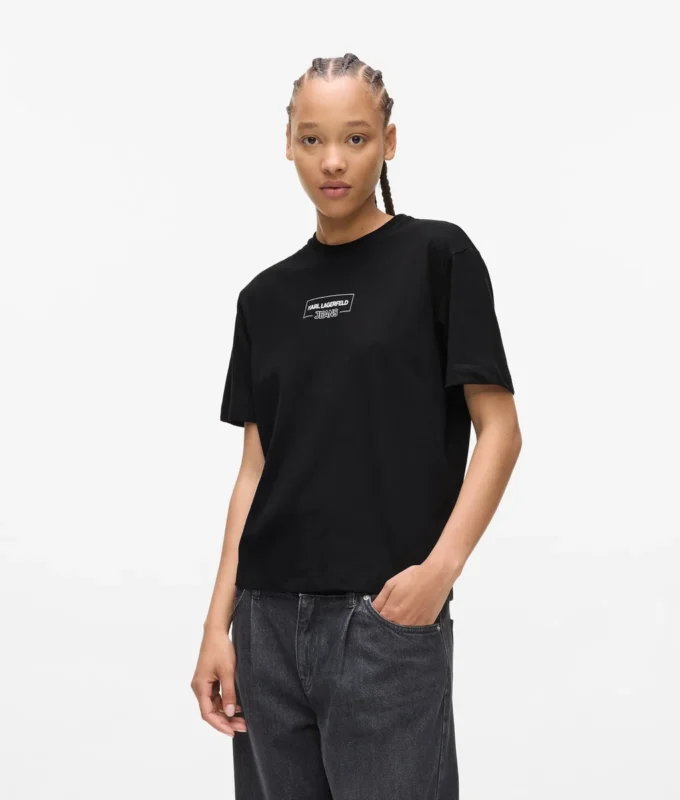 T-Shirt mit Umrisslogo T-Shirt mit Umrisslogo