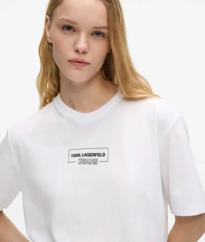 T-Shirt mit Umrisslogo T-Shirt mit Umrisslogo