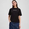 T-SHIRT MIT UNSCHÄRFEREM LOGO T-SHIRT MIT UNSCHÄRFEREM LOGO