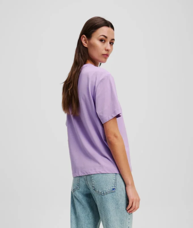 T-SHIRT MIT UNSCHÄRFEREM LOGO T-SHIRT MIT UNSCHÄRFEREM LOGO