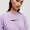 T-SHIRT MIT UNSCHÄRFEREM LOGO T-SHIRT MIT UNSCHÄRFEREM LOGO