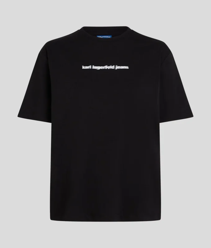 T-SHIRT MIT UNSCHÄRFEREM LOGO T-SHIRT MIT UNSCHÄRFEREM LOGO