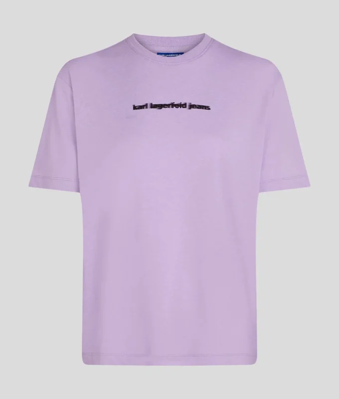 T-SHIRT MIT UNSCHÄRFEREM LOGO T-SHIRT MIT UNSCHÄRFEREM LOGO