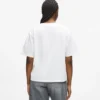 T-Shirt mit V-Ausschnitt und charakteristischem Saum