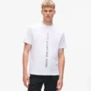 T-Shirt mit vertikalem Logo