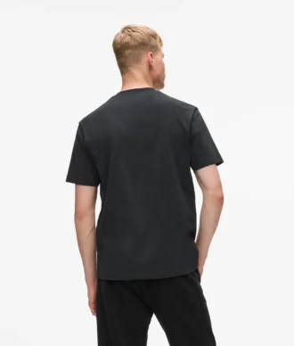 T-Shirt mit vertikalem Logo