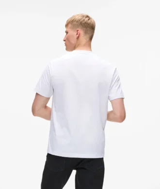 T-Shirt mit vertikalem Logo