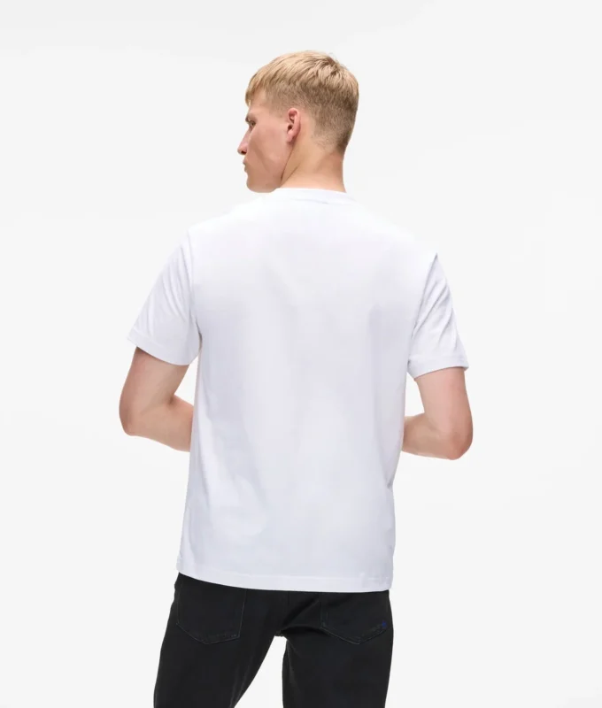 T-Shirt mit vertikalem Logo