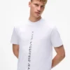 T-Shirt mit vertikalem Logo