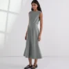 TAILORED WOOL-BLEND DRESS TAILORED WOOL-BLEND DRESS