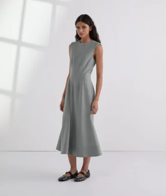 TAILORED WOOL-BLEND DRESS TAILORED WOOL-BLEND DRESS