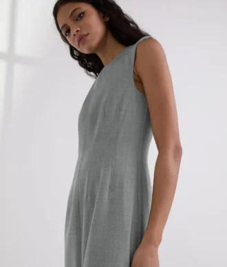 TAILORED WOOL-BLEND DRESS TAILORED WOOL-BLEND DRESS