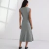 TAILORED WOOL-BLEND DRESS TAILORED WOOL-BLEND DRESS