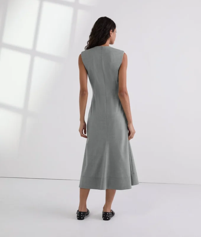 TAILORED WOOL-BLEND DRESS TAILORED WOOL-BLEND DRESS