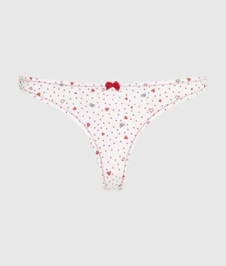 Tanga mit Herzprint